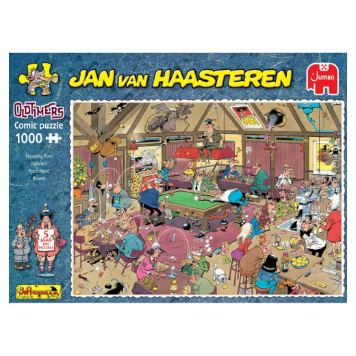 Jan van Haasteren Shooting Pool 1000 Brikker i gruppen  hos Spelexperten (1119800283)
