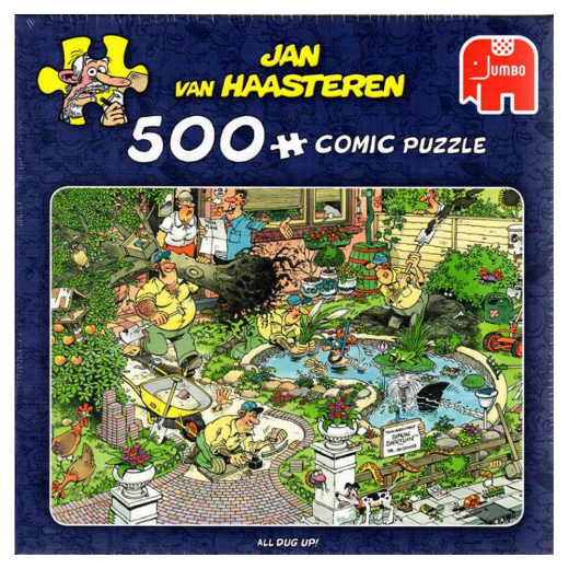 Jan van Haasteren - All Dug Up 500 Brikker i gruppen  hos Spelexperten (1119801849)