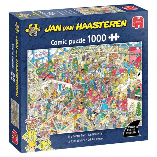 Jan van Haasteren - The Winter Fair 1000 Brikker i gruppen PUSLESPIL / 1000 brikker hos Spelexperten (1119802029)