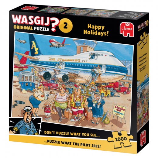 Wasgij? Original #2 - Happy Holidays 1000 Brikker i gruppen PUSLESPIL / 1000 brikker hos Spelexperten (1119802034)
