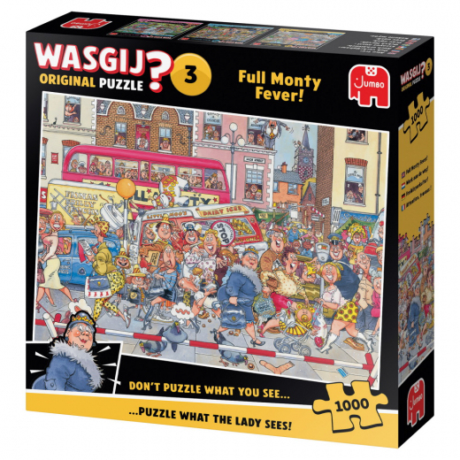 Wasgij? Original #3 Full Monty Fever! 1000 Brikker i gruppen PUSLESPIL / 1000 brikker hos Spelexperten (1119802035)