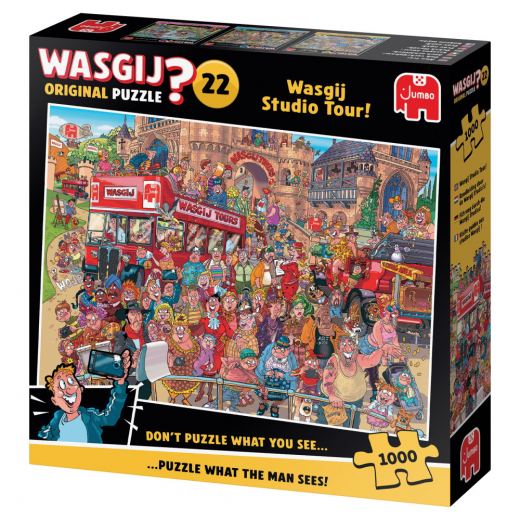 Wasgij? Original #22 - Wasgij Studio Tour! 1000 Brikker i gruppen PUSLESPIL / 1000 brikker hos Spelexperten (1119802037)