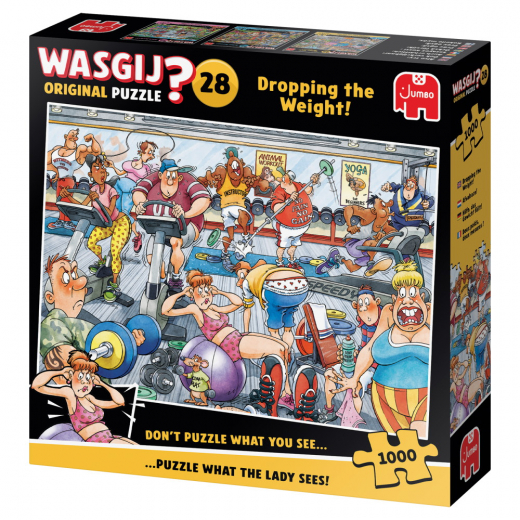 Wasgij? Original #28 - Dropping the weight! 1000 Brikker i gruppen PUSLESPIL / 1000 brikker hos Spelexperten (1119802039)