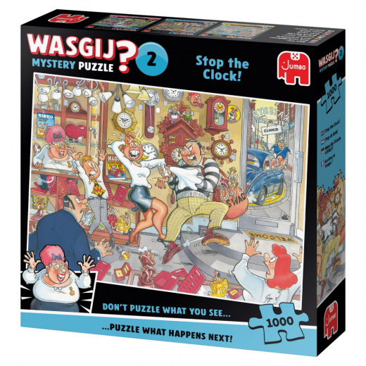 Wasgij? Mystery #2 - Stop The Clock! 1000 Brikker i gruppen PUSLESPIL / 1000 brikker hos Spelexperten (1119802042)