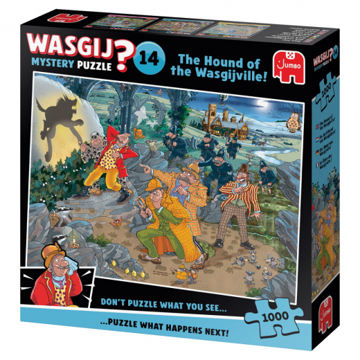 Wasgij? Myster #14 - The Hound of the Wasgijville! 1000 Brikker i gruppen PUSLESPIL / 1000 brikker hos Spelexperten (1119802043)