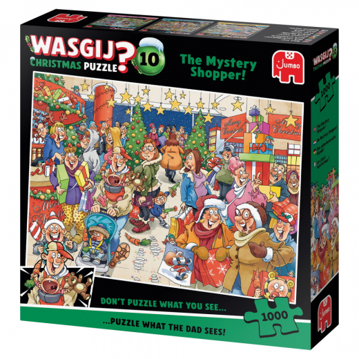 Wasgij? Christmas #10 - The Mystery Shopper! 1000 Brikker i gruppen PUSLESPIL / 1000 brikker hos Spelexperten (1119802045)