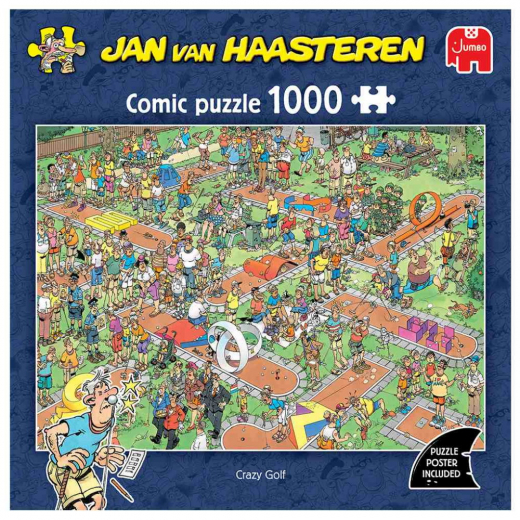 Jan van Haasteren Puslespil: Crazy Golf 1000 Brikker i gruppen PUSLESPIL / 1000 brikker hos Spelexperten (1119802226)