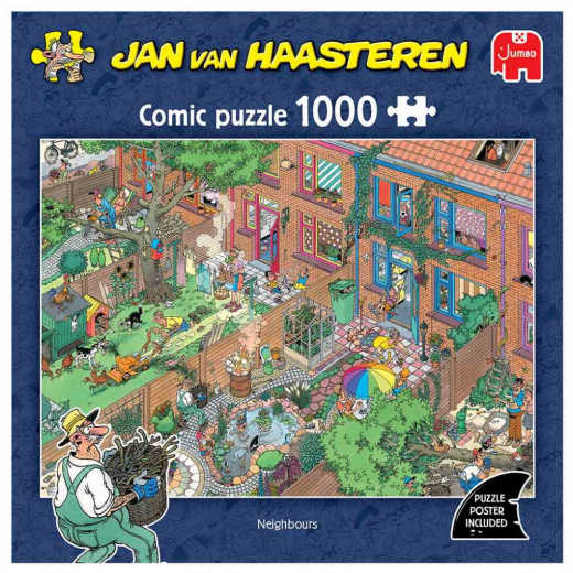 Jan van Haasteren Puslespil: Neighbours 1000 Brikker i gruppen PUSLESPIL / 1000 brikker hos Spelexperten (1119802229)
