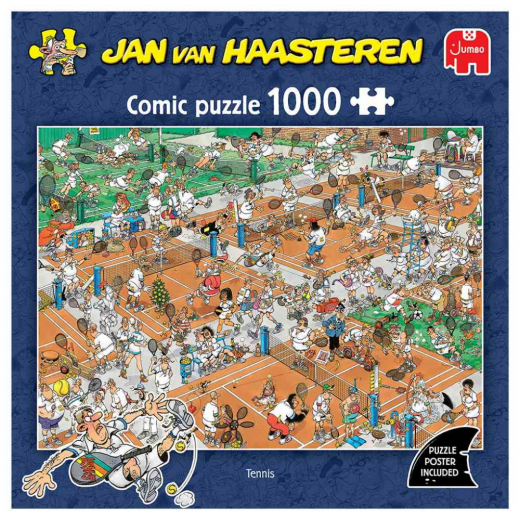Jan van Haasteren Puslespil: Tennis 1000 Brikker i gruppen PUSLESPIL / 1000 brikker hos Spelexperten (1119802232)