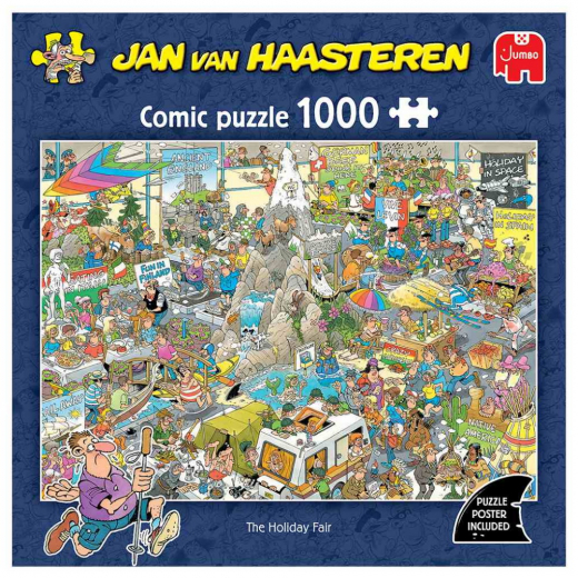 Jan van Haasteren Puslespil: The Holiday Fair 1000 Brikker i gruppen PUSLESPIL / 1000 brikker hos Spelexperten (1119802234)