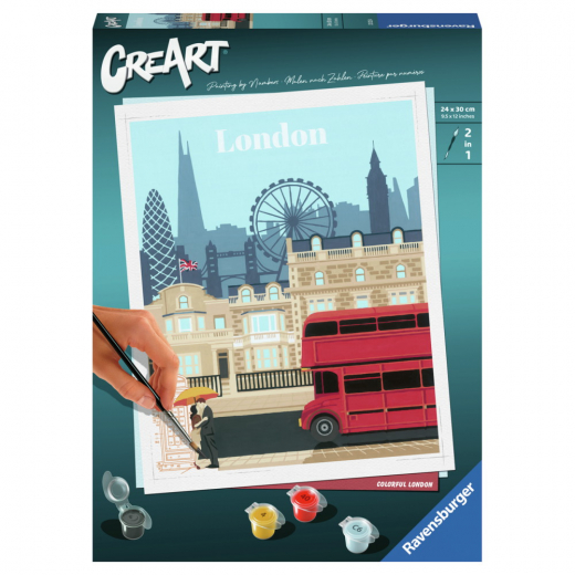 CreArt Colorful London i gruppen LEGETØJ / Skab & mal hos Spelexperten (11223645)