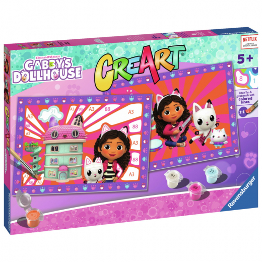 CreArt - Gabbys Dollhouse i gruppen LEGETØJ / Skab & mal hos Spelexperten (11223715)