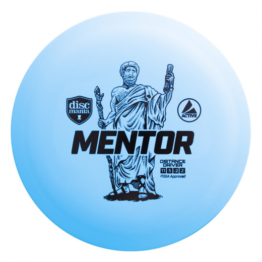 Discmania Active Mentor Light Blue i gruppen UDENDØRSSPIL / Disc Golf & frisbee / Distance Drivers hos Spelexperten (112362)
