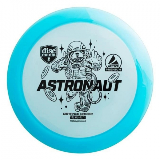Discmania Active Premium Astronaut Light Blue i gruppen UDENDØRSSPIL / Disc Golf & frisbee / Distance Drivers hos Spelexperten (112368)