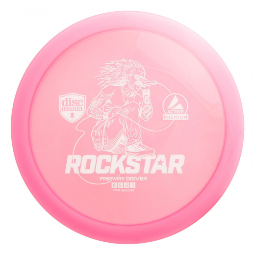 Discmania Active Premium Rockstar Pink i gruppen UDENDØRSSPIL / Disc Golf & frisbee / Fairway Drivers hos Spelexperten (112395)