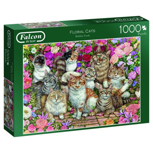Jumbo Floral cats 1000 i gruppen  hos Spelexperten (11246)