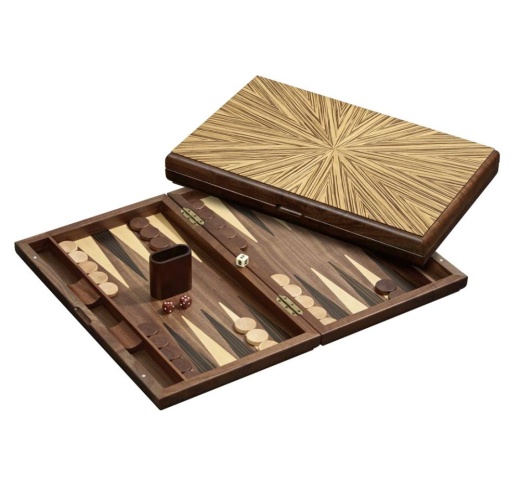 Backgammon Mykonos Large i gruppen SELSKABSSPIL / Backgammon hos Spelexperten (1127)