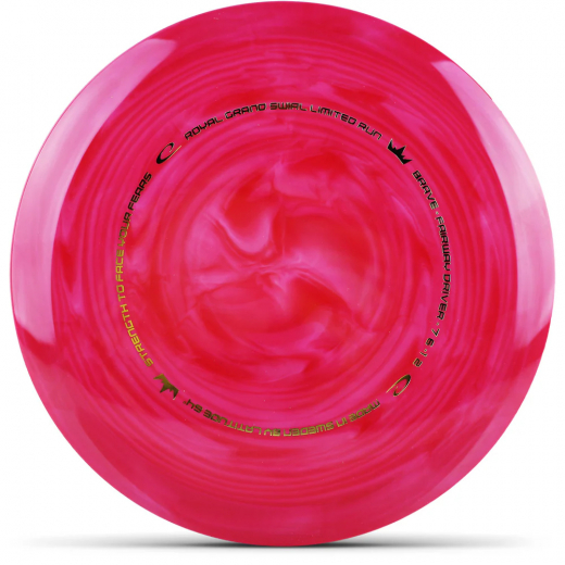 Latitude 64° Grand Swirl Brave Limited Edition Red White i gruppen UDENDØRSSPIL / Disc Golf & frisbee hos Spelexperten (114386)