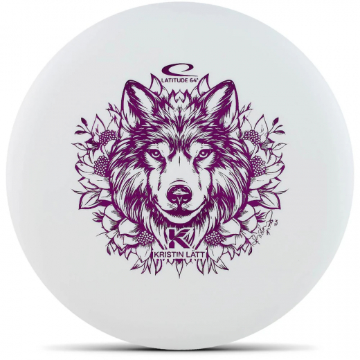 Latitude 64° Zero Medium Moonshine Pure Kristin Lätt Team Series 2025 White i gruppen UDENDØRSSPIL / Disc Golf & frisbee / Putt & approach hos Spelexperten (115120)