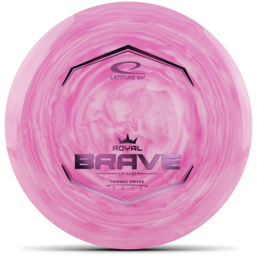 Latitude 64° Grand Swirl Brave Pink White i gruppen UDENDØRSSPIL / Disc Golf & frisbee hos Spelexperten (115263)
