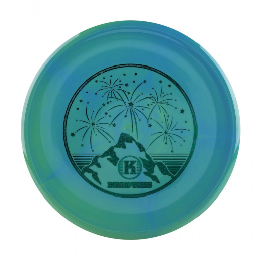 Kastaplast K1 Swirl Berg 10 Year Edition Blue Yellow i gruppen UDENDØRSSPIL / Disc Golf & frisbee / Putt & approach hos Spelexperten (115427)