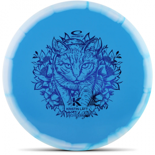 Latitude 64° Gold Orbit Claymore Kristin Lätt Team Series 2025 Turquoise White i gruppen UDENDØRSSPIL / Disc Golf & frisbee / Midrange hos Spelexperten (115707)