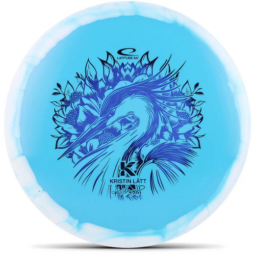 Latitude 64° Gold Orbit Saint Pro Kristin Lätt Team Series 2025 Turquoise White i gruppen UDENDØRSSPIL / Disc Golf & frisbee / Fairway Drivers hos Spelexperten (115711)