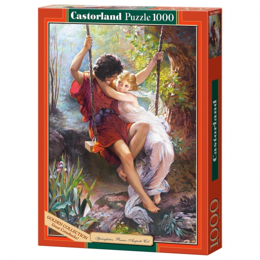 Castorland - Springtime, Pierre-Auguste Cot 1000 Bitar i gruppen PUSLESPIL / 1000 brikker hos Spelexperten (116768)