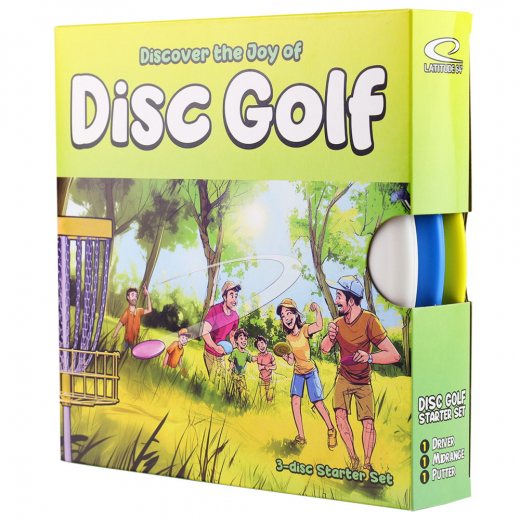 Discover the Joy of Disc Golf - 3 Disc Starter Set i gruppen UDENDØRSSPIL / Disc Golf & frisbee / Udstyr & sæt hos Spelexperten (118422)