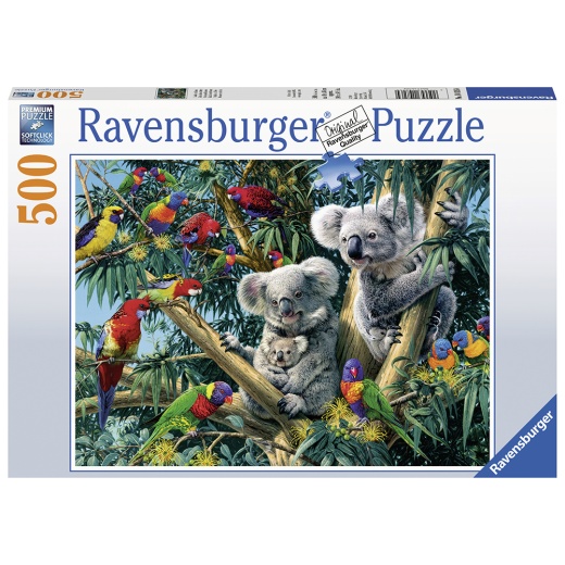 Ravensburger Koalas in a Tree 500 brikker i gruppen PUSLESPIL / < 750 brikker hos Spelexperten (12000206)