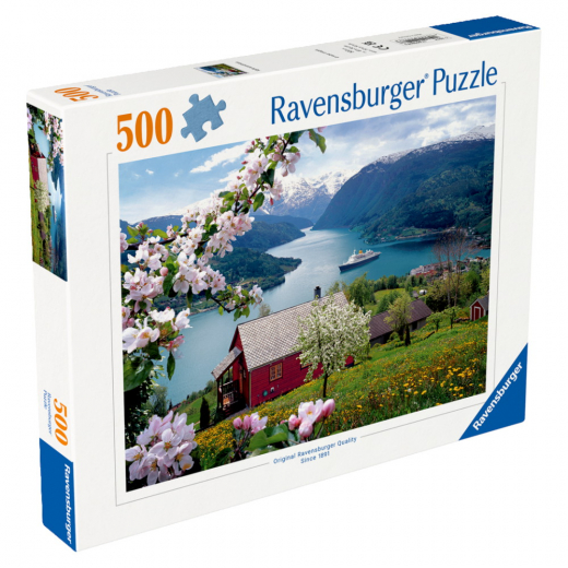 Ravensburger: Scandinavian Idyll 500 Brikker i gruppen PUSLESPIL / < 750 brikker hos Spelexperten (12000208)