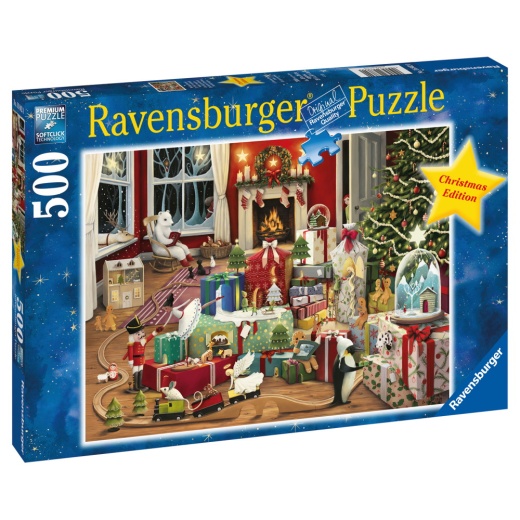 Ravensburger: Enchanted Christmas 500 brikker i gruppen PUSLESPIL / < 750 brikker hos Spelexperten (12000227)