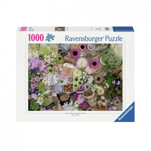 Ravensburger Magnificent Flower Love 1000 Brikker i gruppen PUSLESPIL / 1000 brikker hos Spelexperten (12000620)