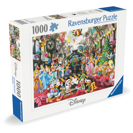 Ravensburger Disney All Aboard For Christmas 1000 brikker i gruppen  hos Spelexperten (12000661)