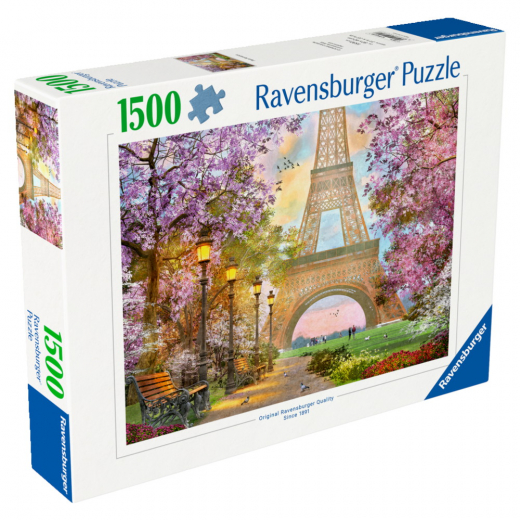 Ravensburger Paris Romance 1500 Brikker i gruppen PUSLESPIL / 1500 brikker hos Spelexperten (12000694)