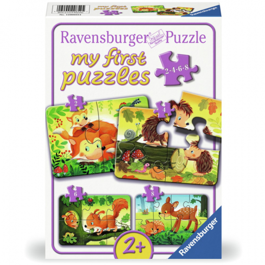 Ravensburger: Forest Animal Fun 2-8 Brikker i gruppen PUSLESPIL / Puslespil til børn hos Spelexperten (12000854)