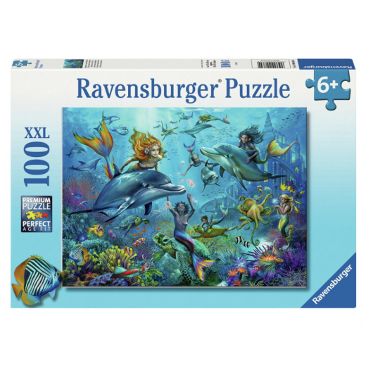 Ravensburger: Underwater Adventure 100 XXL Brikker i gruppen PUSLESPIL / Puslespil til børn hos Spelexperten (12000864)