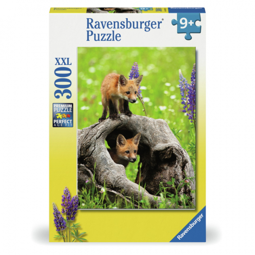 Ravensburger: Curious Foxes 300 XXL Brikker i gruppen PUSLESPIL / Puslespil til børn hos Spelexperten (12000871)