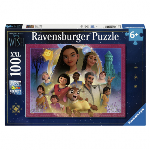 Ravensburger: Disney Wish 100 XXL Brikker i gruppen PUSLESPIL / Puslespil til børn hos Spelexperten (12001048)