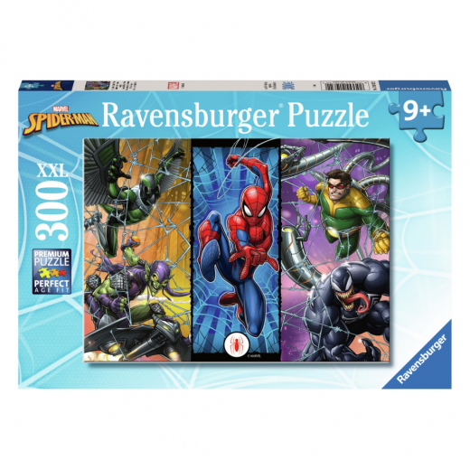 Ravensburger: Marvel Spider-Man 300 XXL Brikker i gruppen PUSLESPIL / Puslespil til børn hos Spelexperten (12001072)