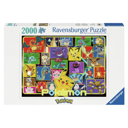 Ravensburger: Pokémon 2000 Brikker i gruppen PUSLESPIL / 2000 brikker > hos Spelexperten (12001130)