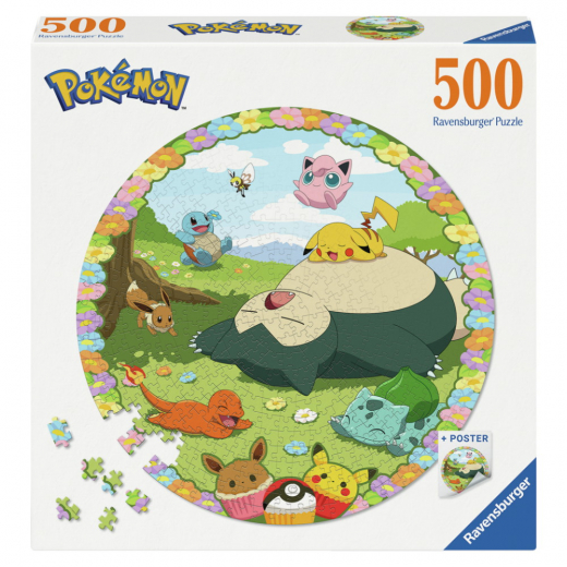 Ravensburger: Blooming Pokémon 500 Brikker i gruppen PUSLESPIL / < 750 brikker hos Spelexperten (12001131)