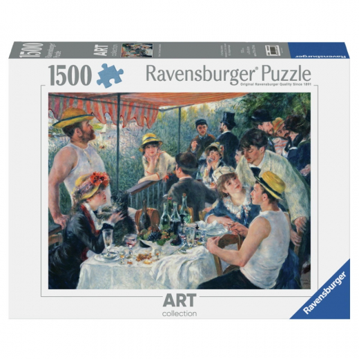 Ravensburger Renoir - The Rowers' Breakfast 1500 Brikker i gruppen PUSLESPIL / 1500 brikker hos Spelexperten (12001246)