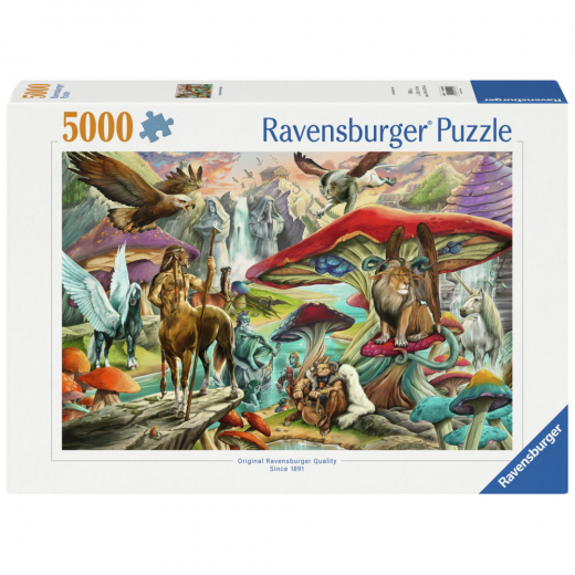 Ravensburger: Mushrooms 5000 Brikker i gruppen PUSLESPIL / 2000 brikker > hos Spelexperten (12001421)