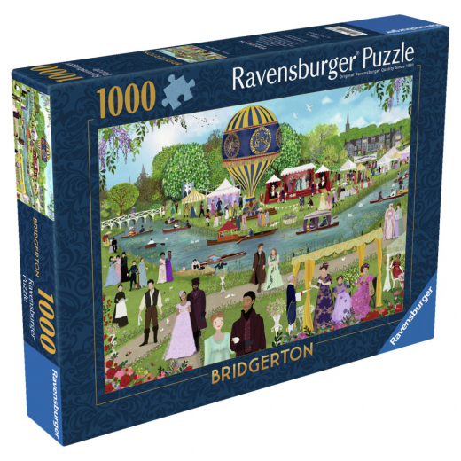 Ravensburger: Bridgerton Seeing and Being Seen 1000 Brikker i gruppen PUSLESPIL / 1000 brikker hos Spelexperten (12001497)