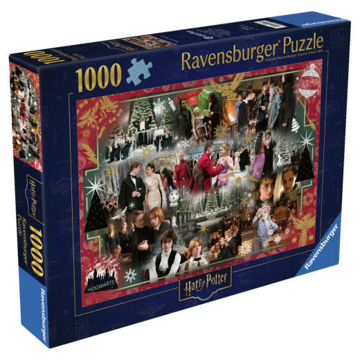 Ravensburger: Harry Potter Holidays at Hogwarts 1000 Brikker i gruppen PUSLESPIL / 1000 brikker hos Spelexperten (12001507)