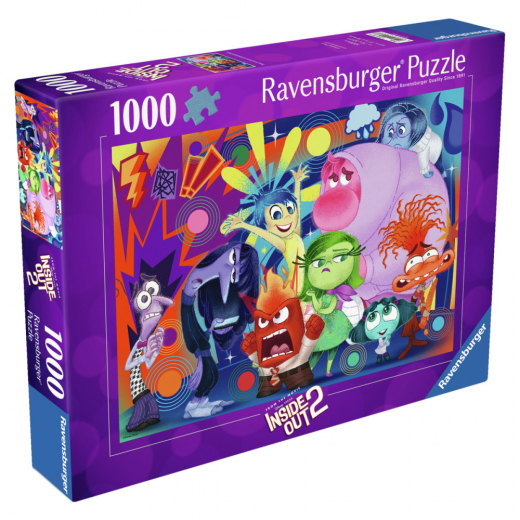 Ravensburger: New emotions at headquarters 1000 Brikker i gruppen PUSLESPIL / 1000 brikker hos Spelexperten (12001537)
