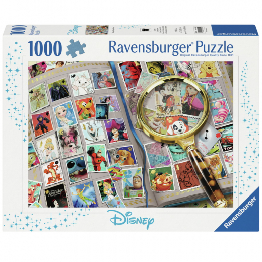 Ravensburger: Disney Stamp Album 1000 Brikker i gruppen PUSLESPIL / 1000 brikker hos Spelexperten (12001555)