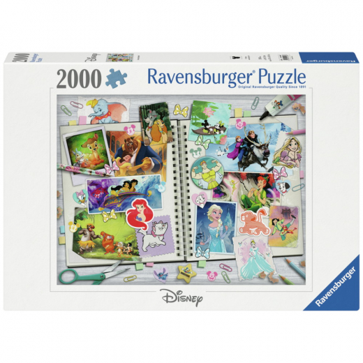 Ravensburger: Disney Scrapbook 2000 Brikker i gruppen PUSLESPIL / 2000 brikker > hos Spelexperten (12001556)