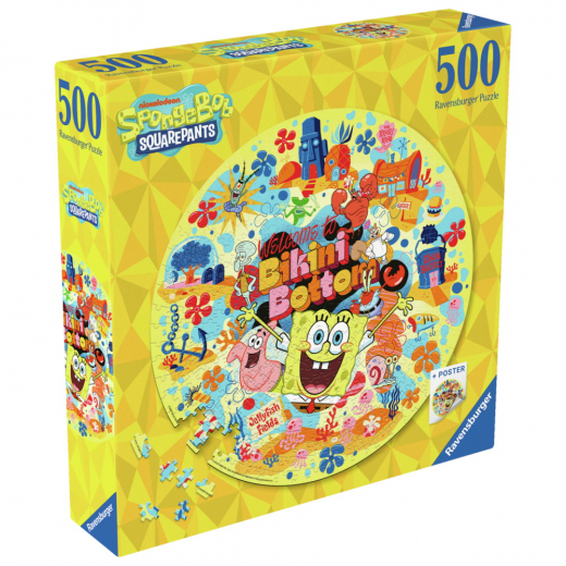 Ravensburger: Sponge Bob Squarepants 500 Brikker i gruppen PUSLESPIL / < 750 brikker hos Spelexperten (12001657)